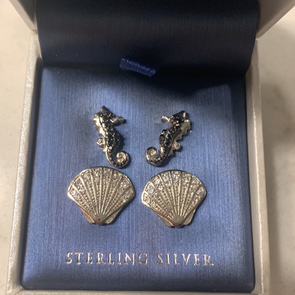 Sterling silver earrings - Picture 2 of 2